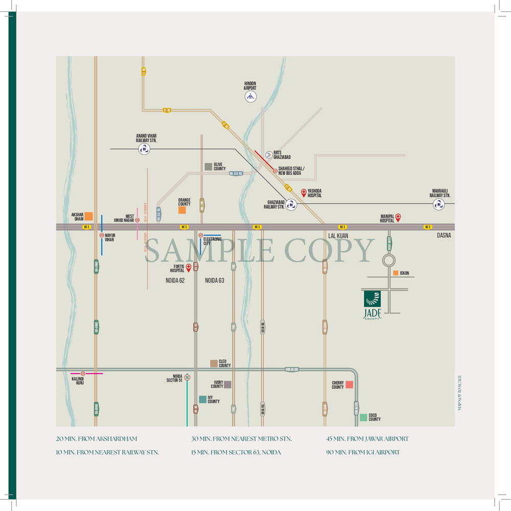 >Jade County Wave City 5BHK Layout