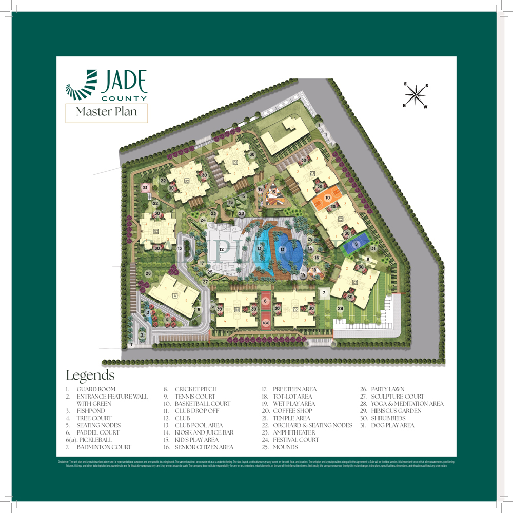 >Jade County Wave City 5BHK Layout